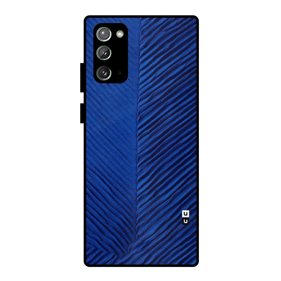Classy Blues Metal Back Case for Galaxy Note 20
