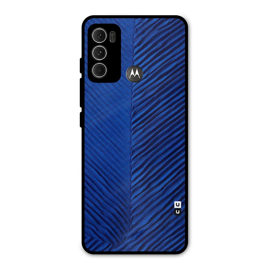 Classy Blues Metal Back Case for Moto G60