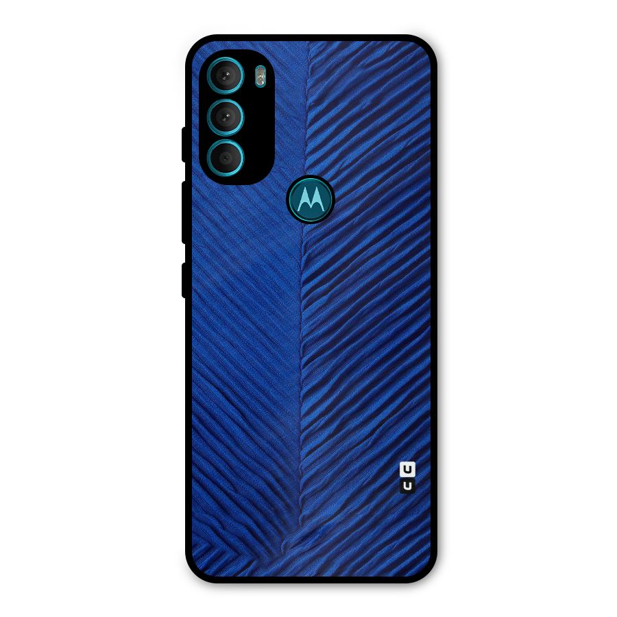 Classy Blues Metal Back Case for Moto G71 5G