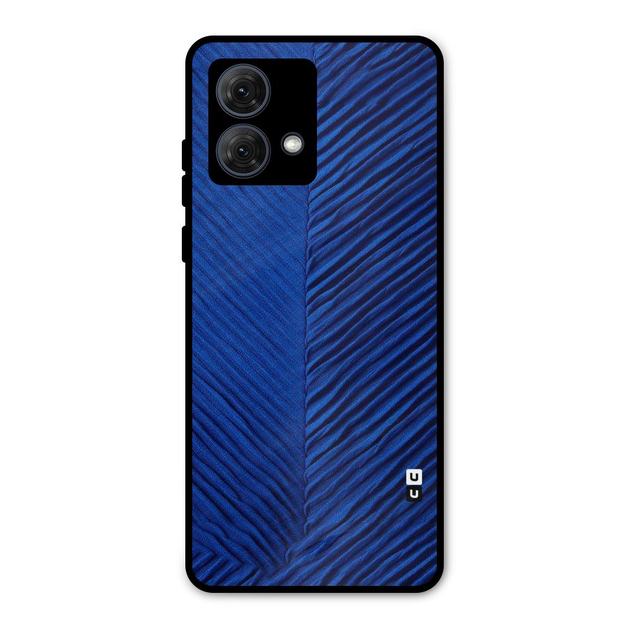Classy Blues Metal Back Case for Moto G84