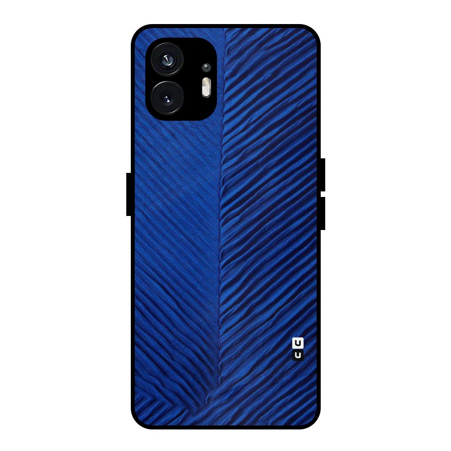 Classy Blues Metal Back Case for Nothing Phone 2