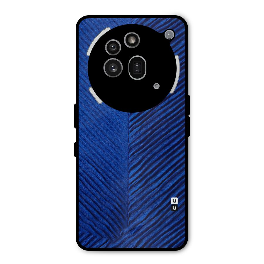 Classy Blues Metal Back Case for Nothing Phone 3a Pro