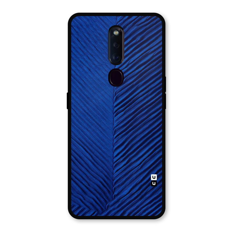 Classy Blues Metal Back Case for Oppo F11 Pro