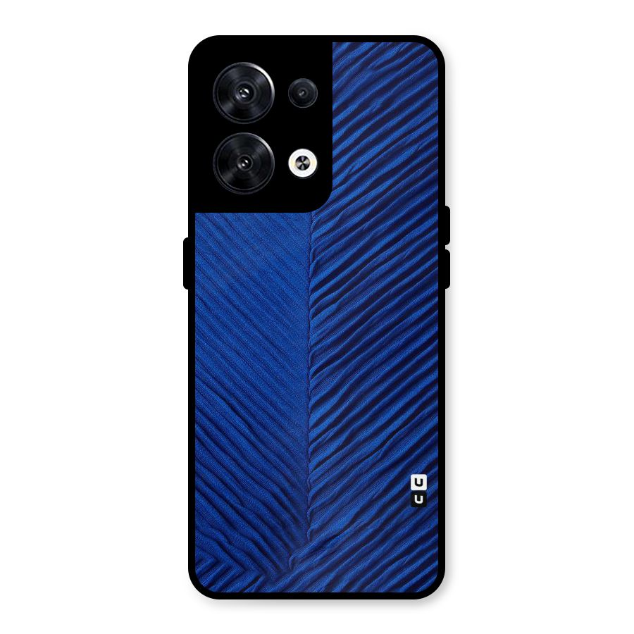 Classy Blues Metal Back Case for Oppo Reno8 5G