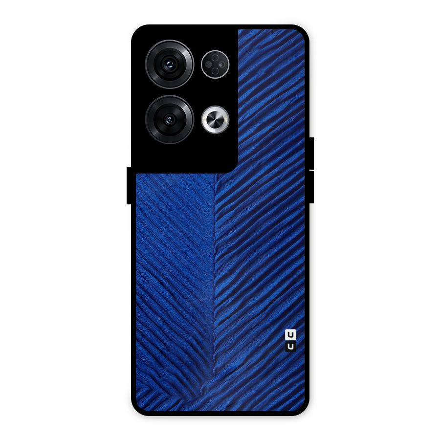 Classy Blues Metal Back Case for Oppo Reno8 Pro 5G