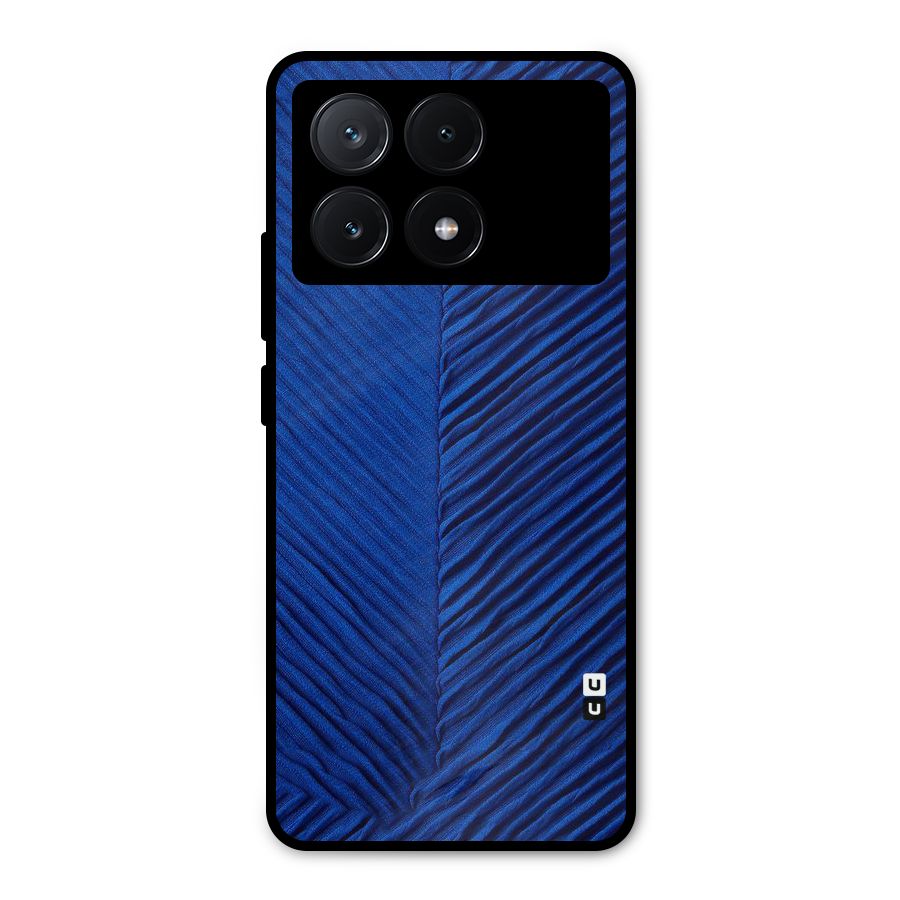 Classy Blues Metal Back Case for Poco X6 Pro