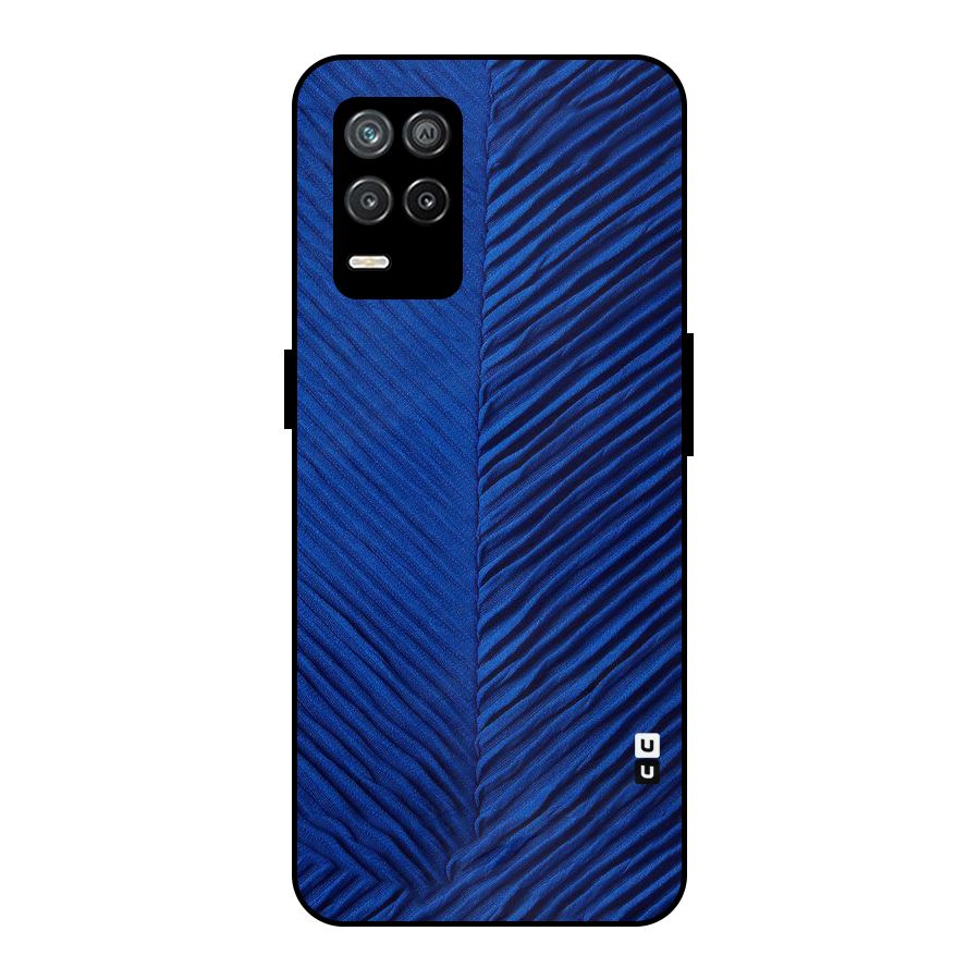 Classy Blues Metal Back Case for Realme 8s 5G