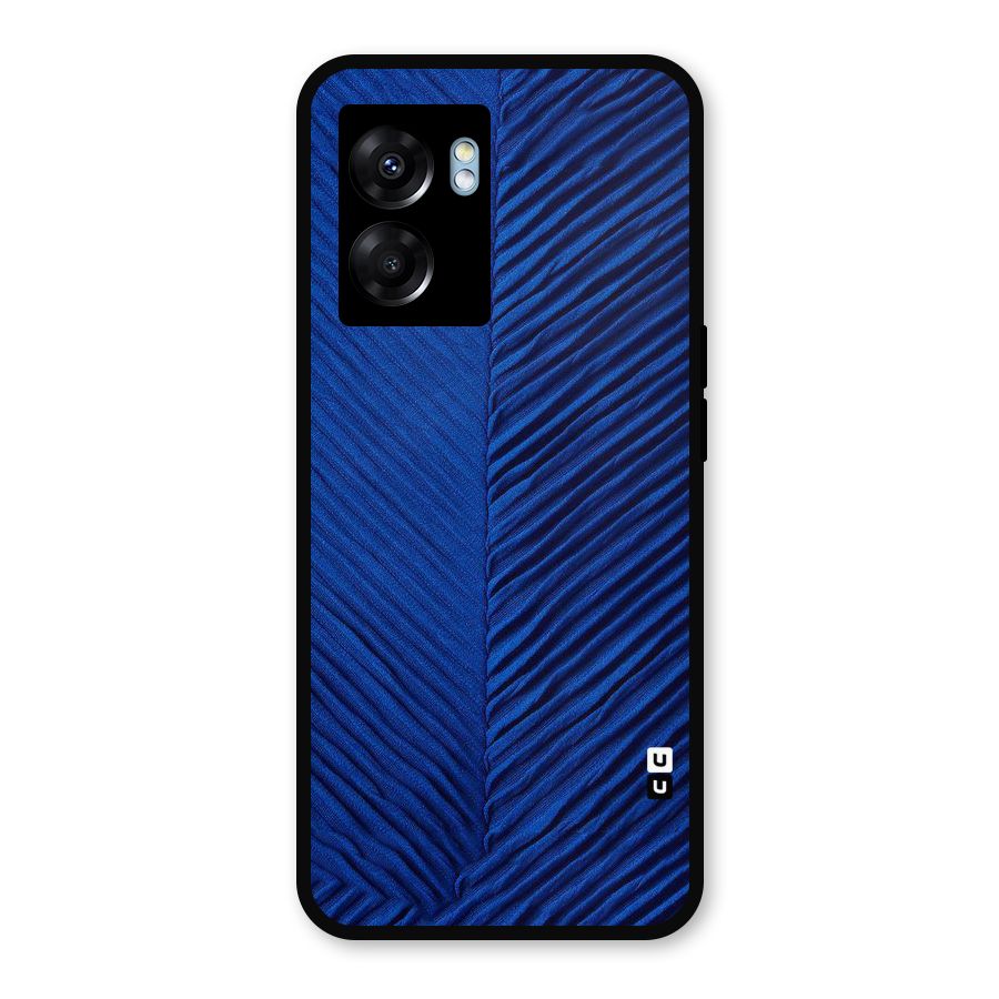 Classy Blues Metal Back Case for Realme Narzo 50 5G