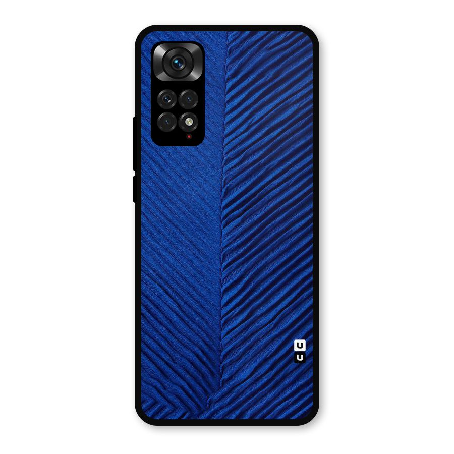 Classy Blues Metal Back Case for Redmi Note 11