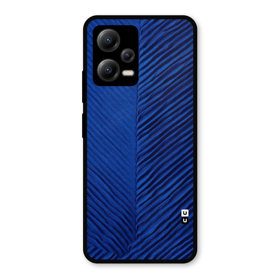 Classy Blues Metal Back Case for Redmi Note 12 5G