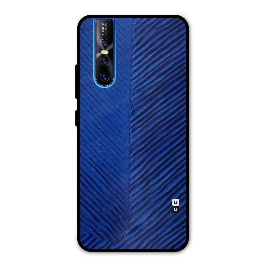 Classy Blues Metal Back Case for Vivo V15 Pro