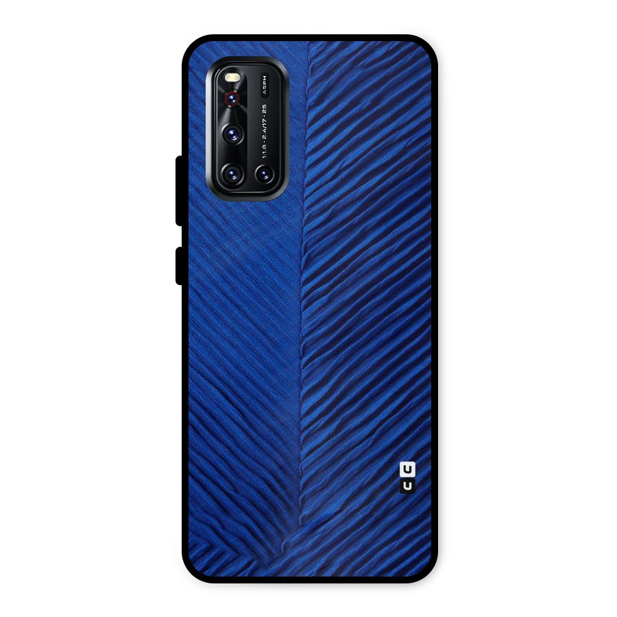 Classy Blues Metal Back Case for Vivo V19