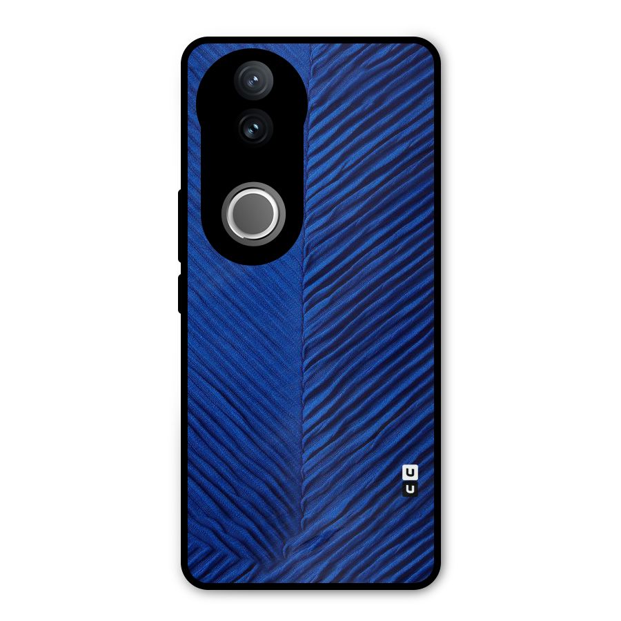 Classy Blues Metal Back Case for Vivo V50