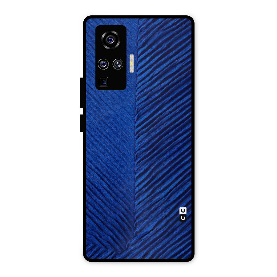 Classy Blues Metal Back Case for Vivo X50 Pro