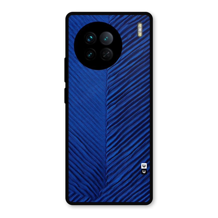 Classy Blues Metal Back Case for Vivo X90
