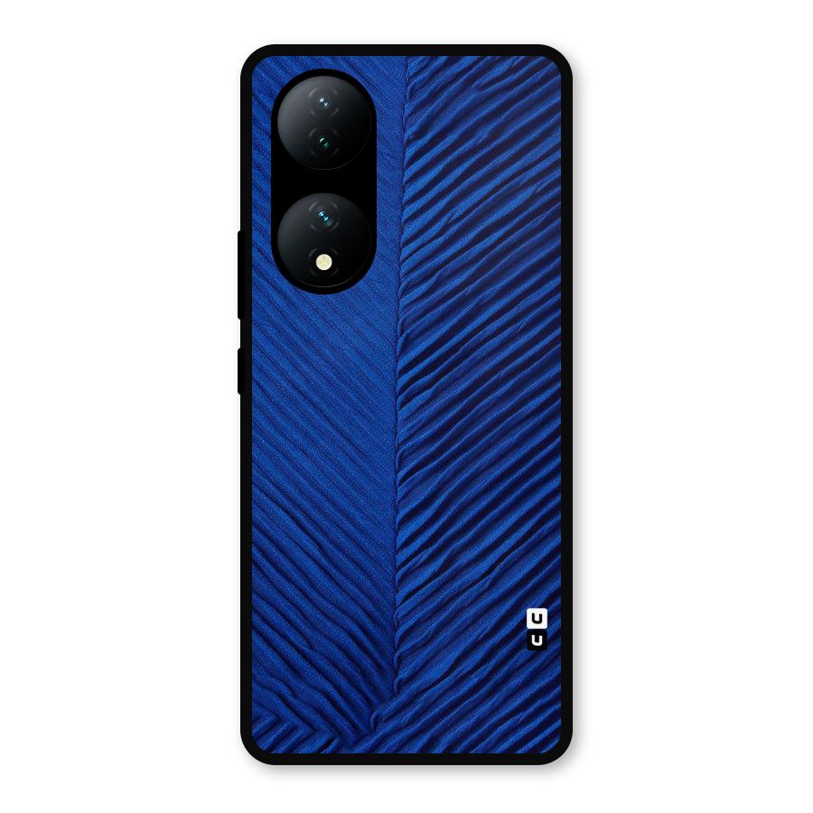 Classy Blues Metal Back Case for Vivo Y100a