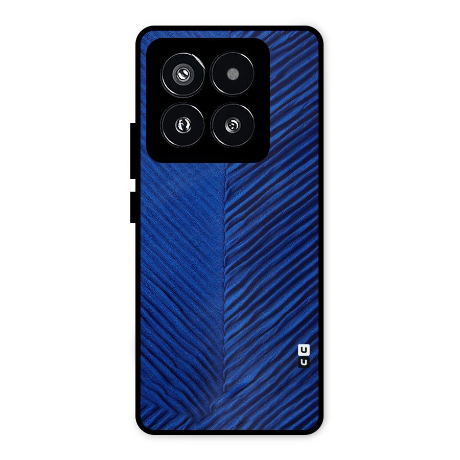 Classy Blues Metal Back Case for Xiaomi 14 Pro