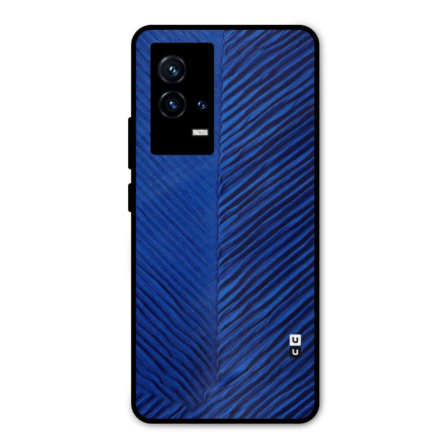 Classy Blues Metal Back Case for iQOO 9 5G