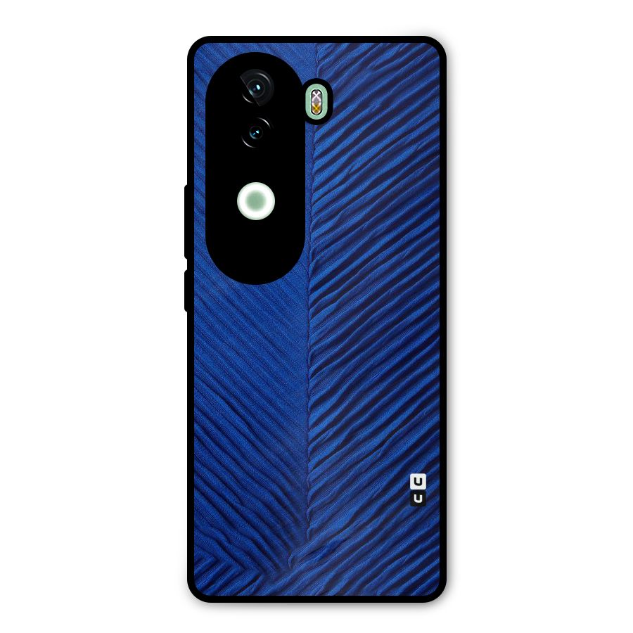Classy Blues Metal Back Case for iQOO Z9s
