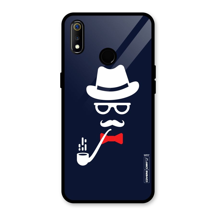 Classy Dad Glass Back Case for Realme 3