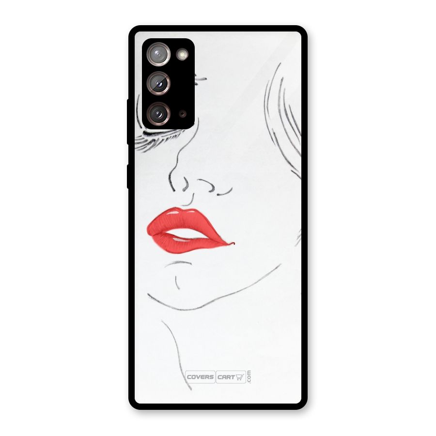 Classy Girl Glass Back Case for Galaxy Note 20