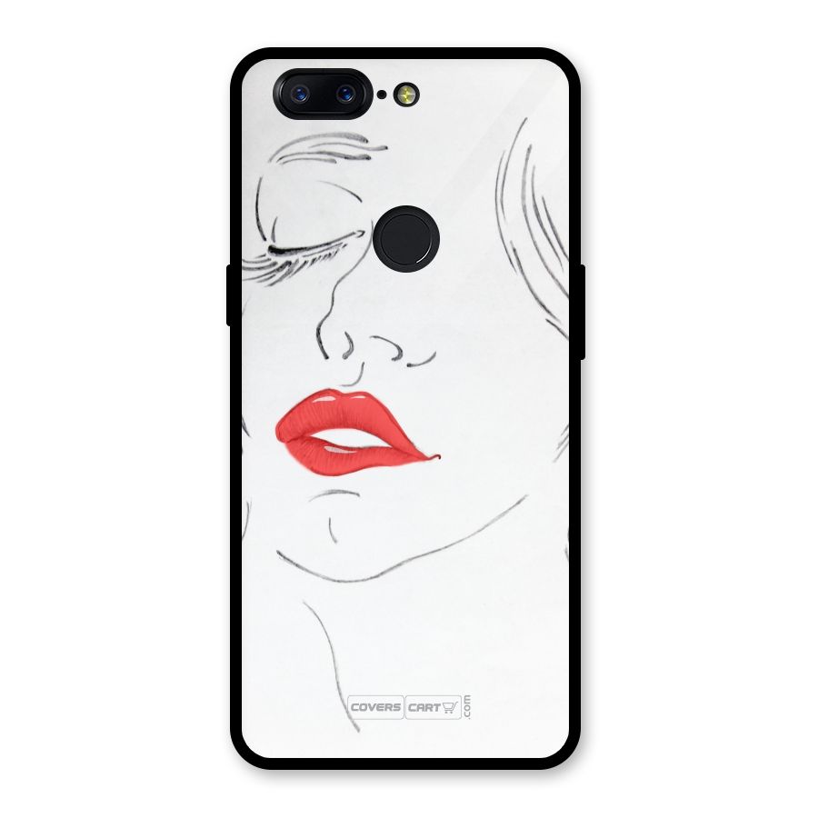 Classy Girl Glass Back Case for OnePlus 5T