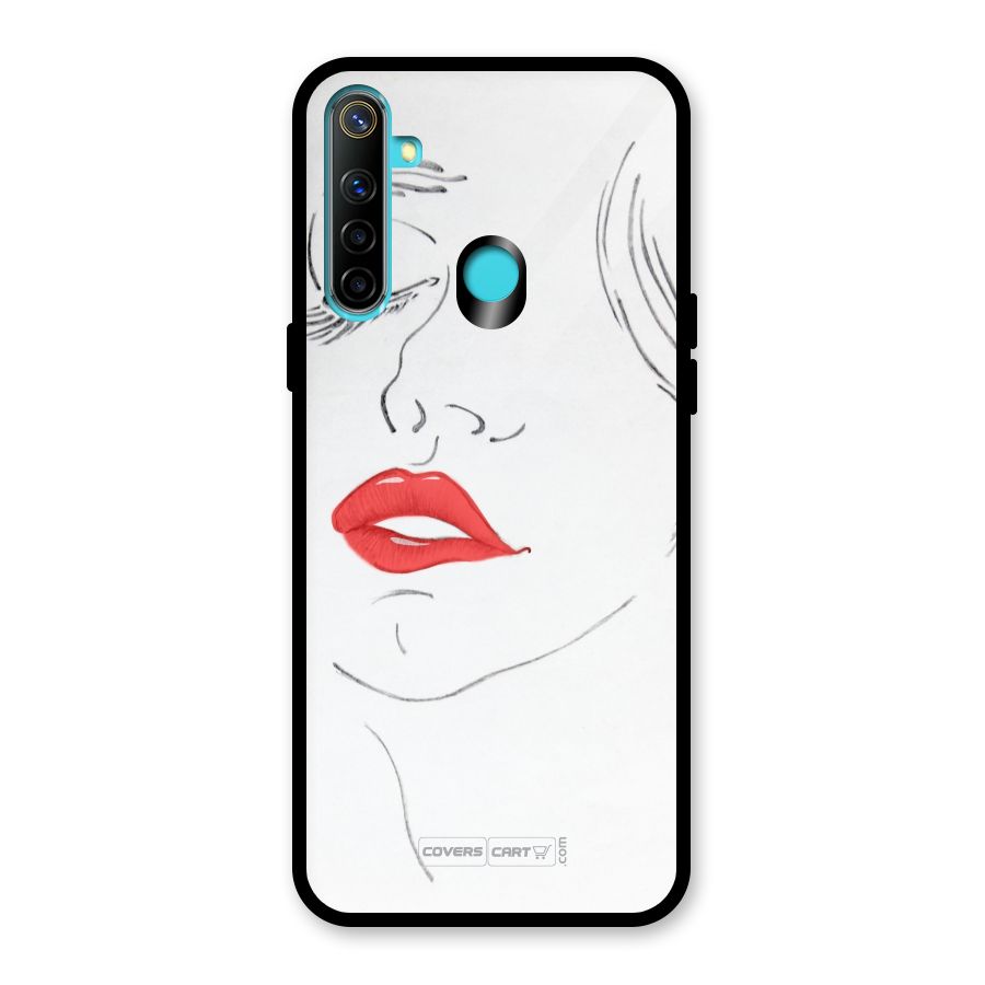 Classy Girl Glass Back Case for Realme Narzo 10