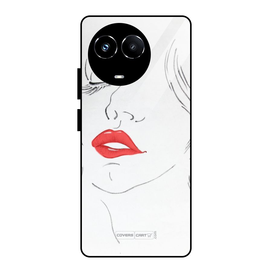 Classy Girl Glass Back Case for Realme Narzo 60X