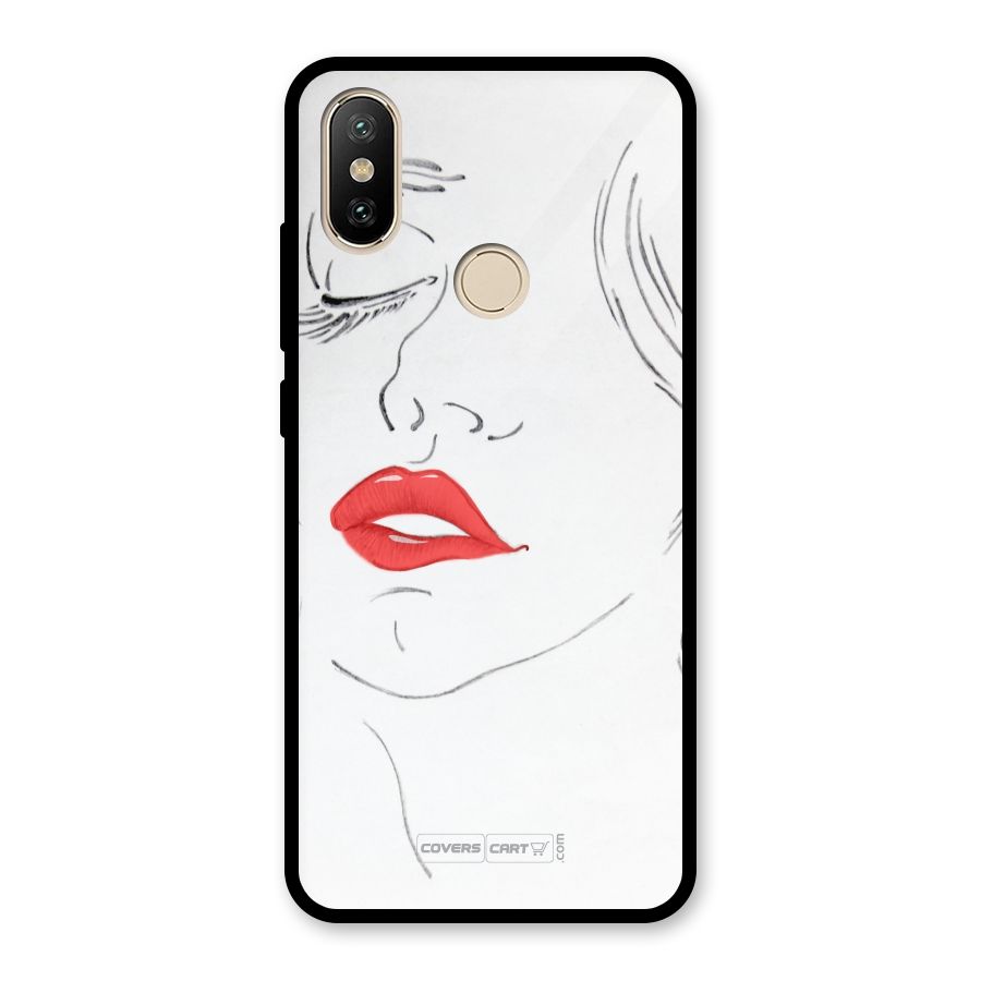 Classy Girl Glass Back Case for Redmi A2