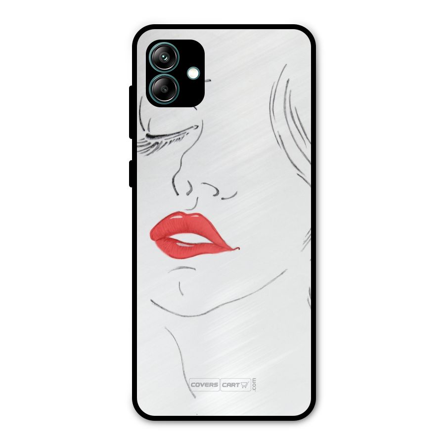 Classy Girl Metal Back Case for Galaxy A04