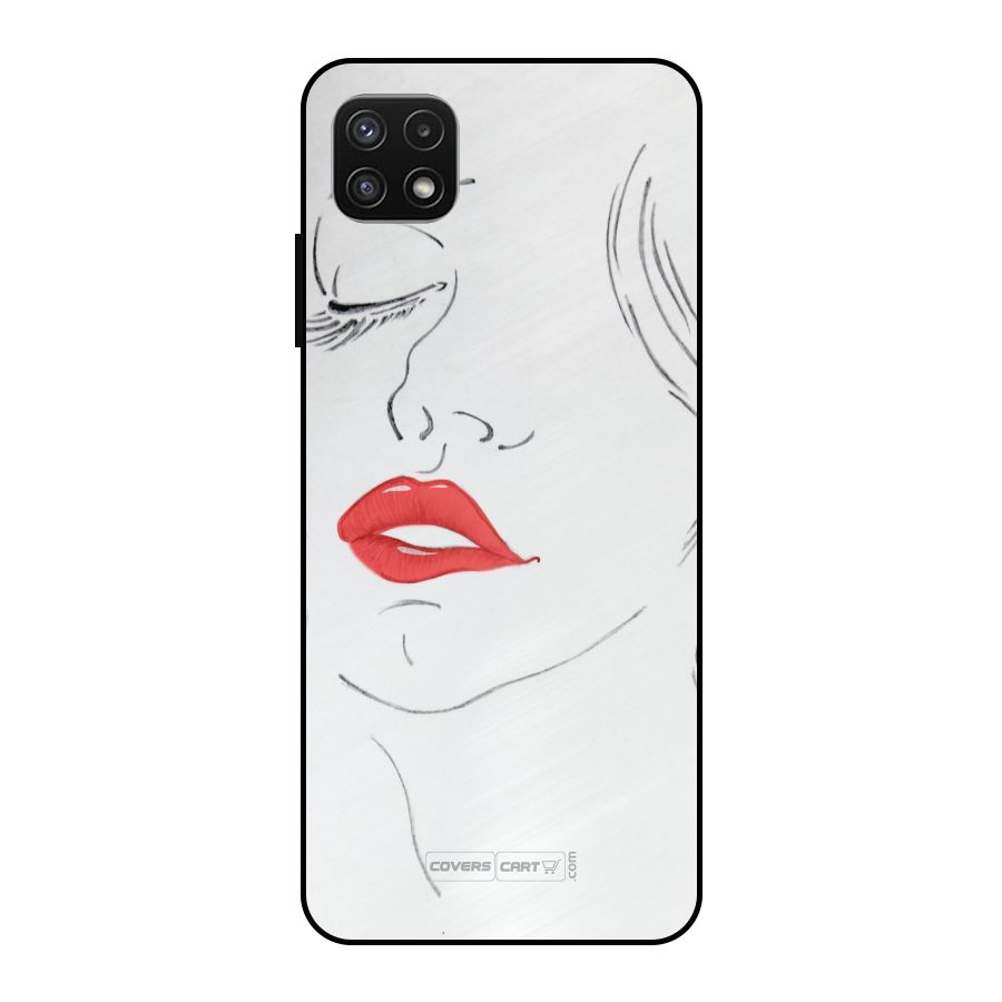 Classy Girl Metal Back Case for Galaxy A22 5G