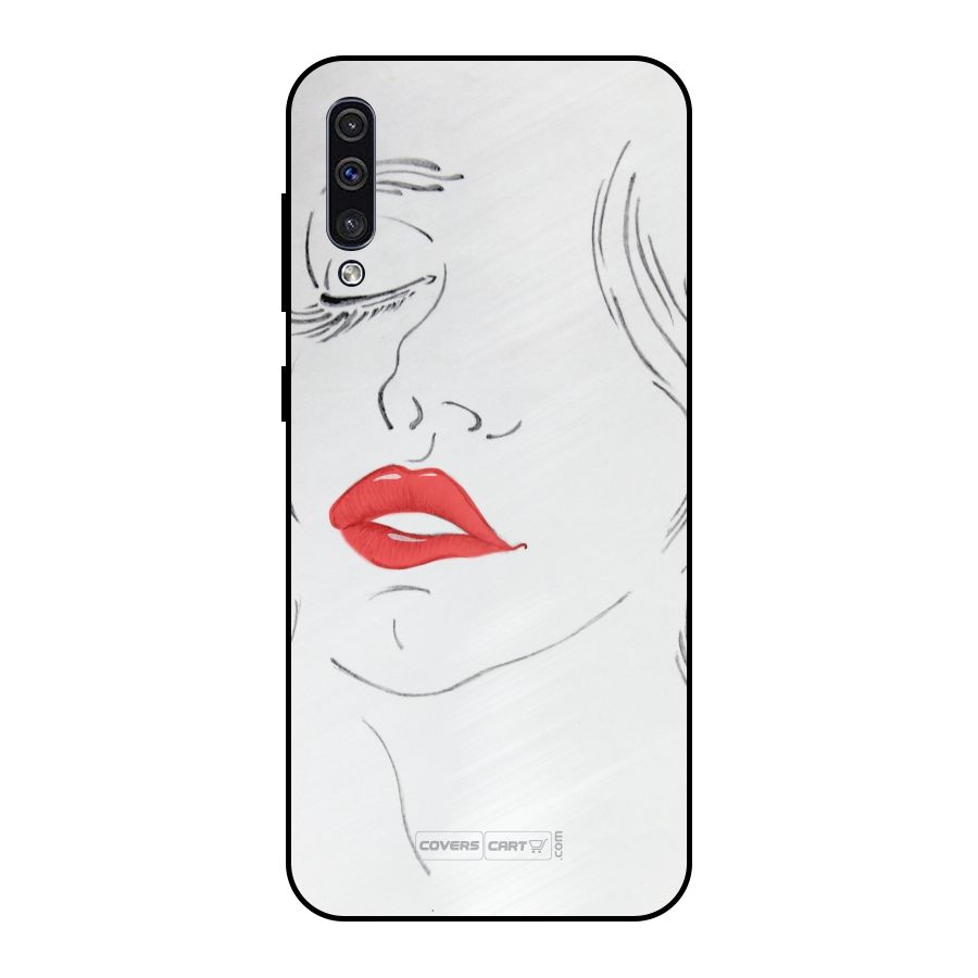Classy Girl Metal Back Case for Galaxy A30s