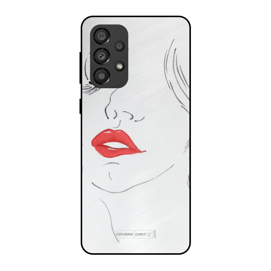 Classy Girl Metal Back Case for Galaxy A33 5G
