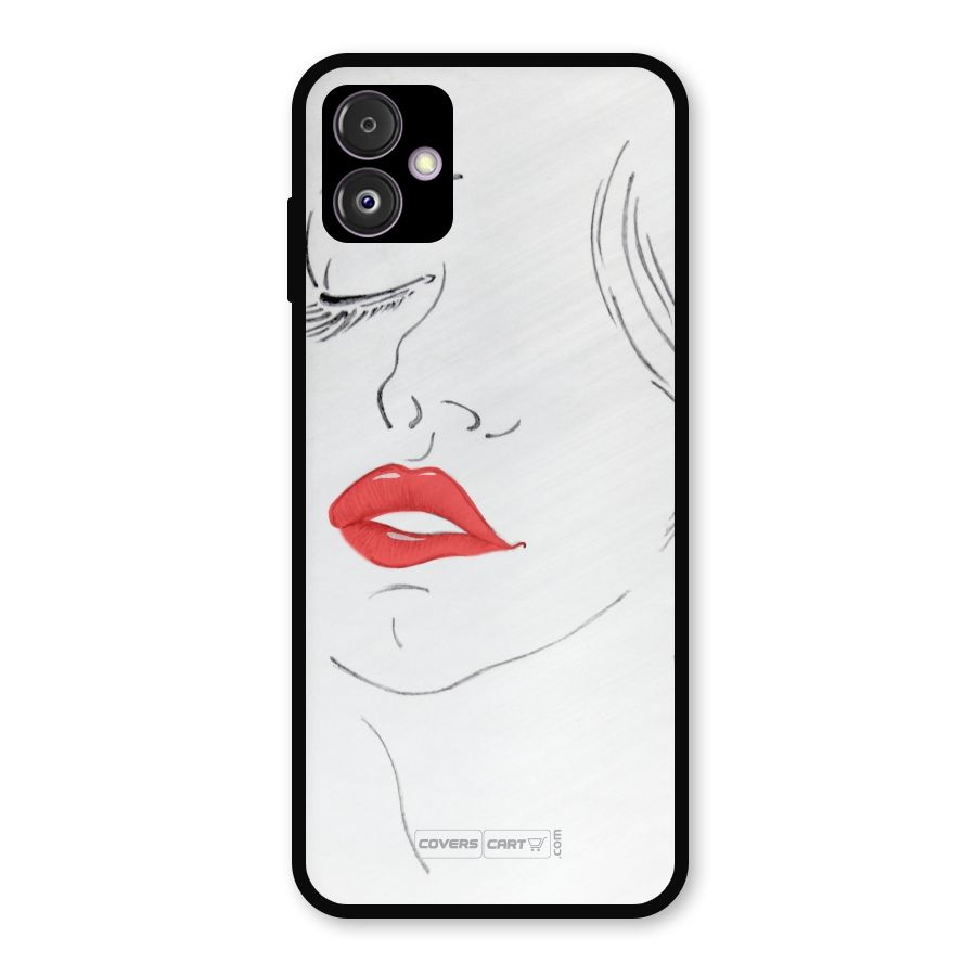 Classy Girl Metal Back Case for Galaxy F14