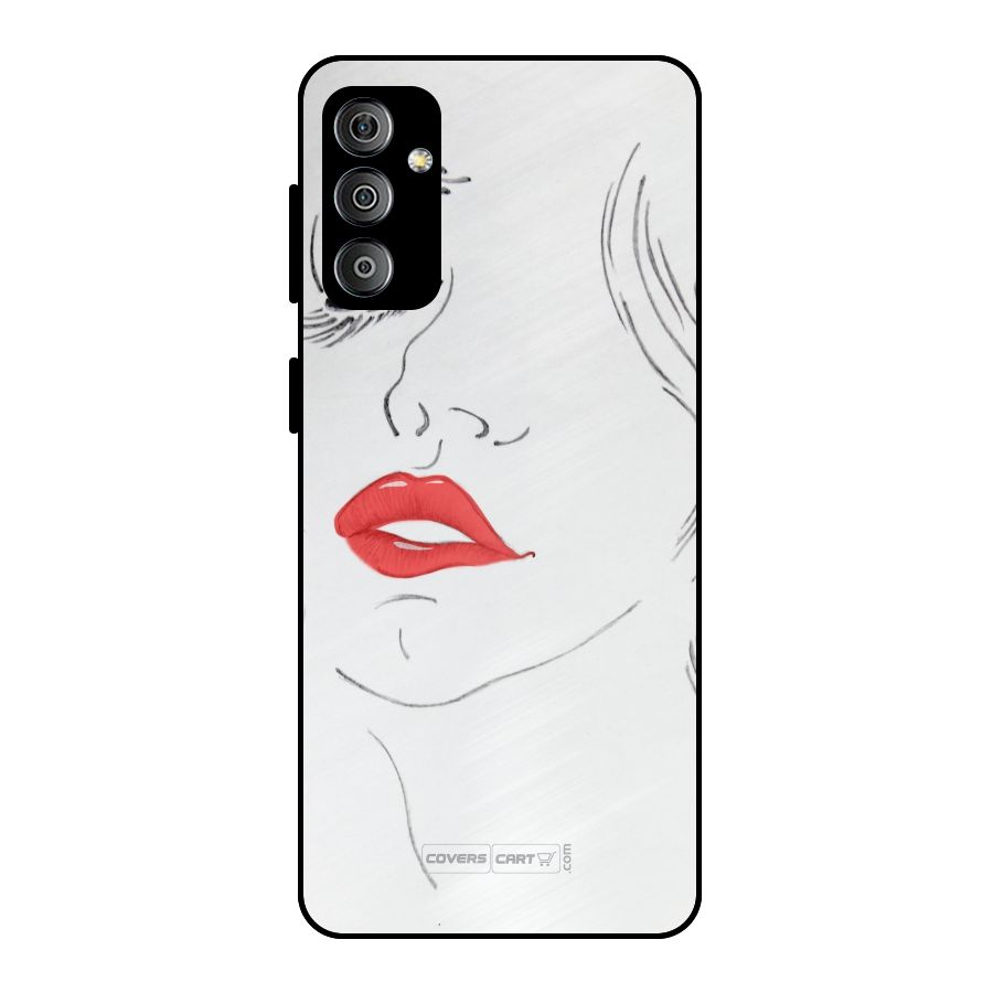 Classy Girl Metal Back Case for Galaxy F23