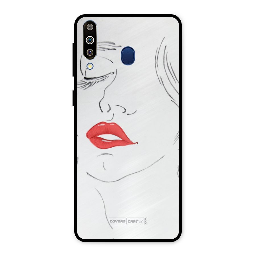 Classy Girl Metal Back Case for Galaxy M30