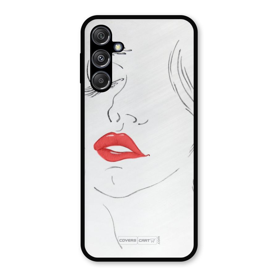 Classy Girl Metal Back Case for Galaxy M34 5G
