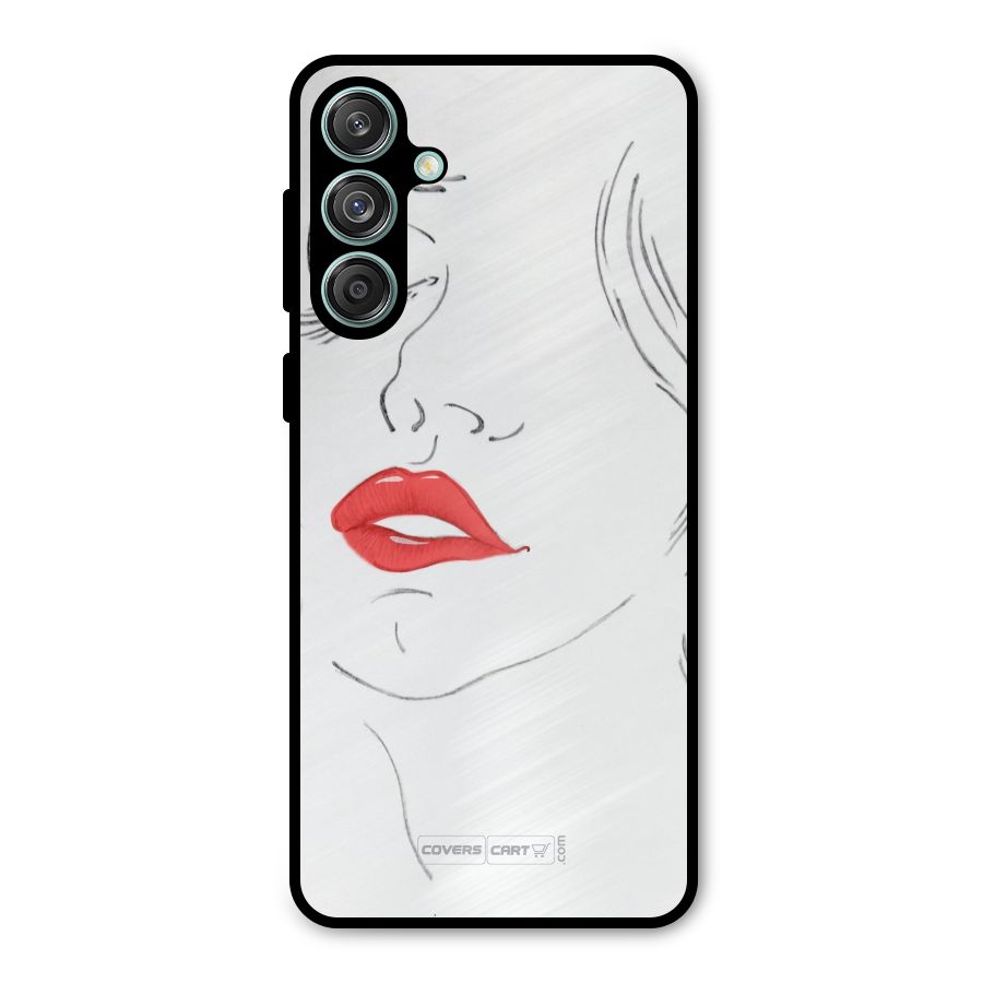Classy Girl Metal Back Case for Galaxy M55 5G