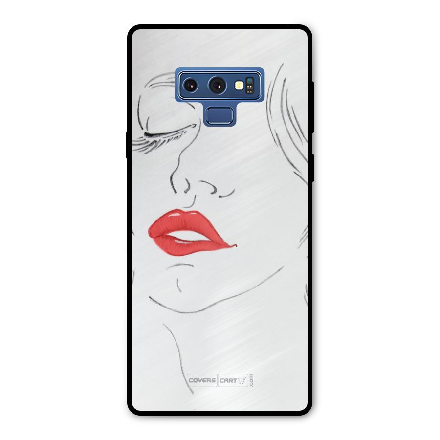 Classy Girl Metal Back Case for Galaxy Note 9
