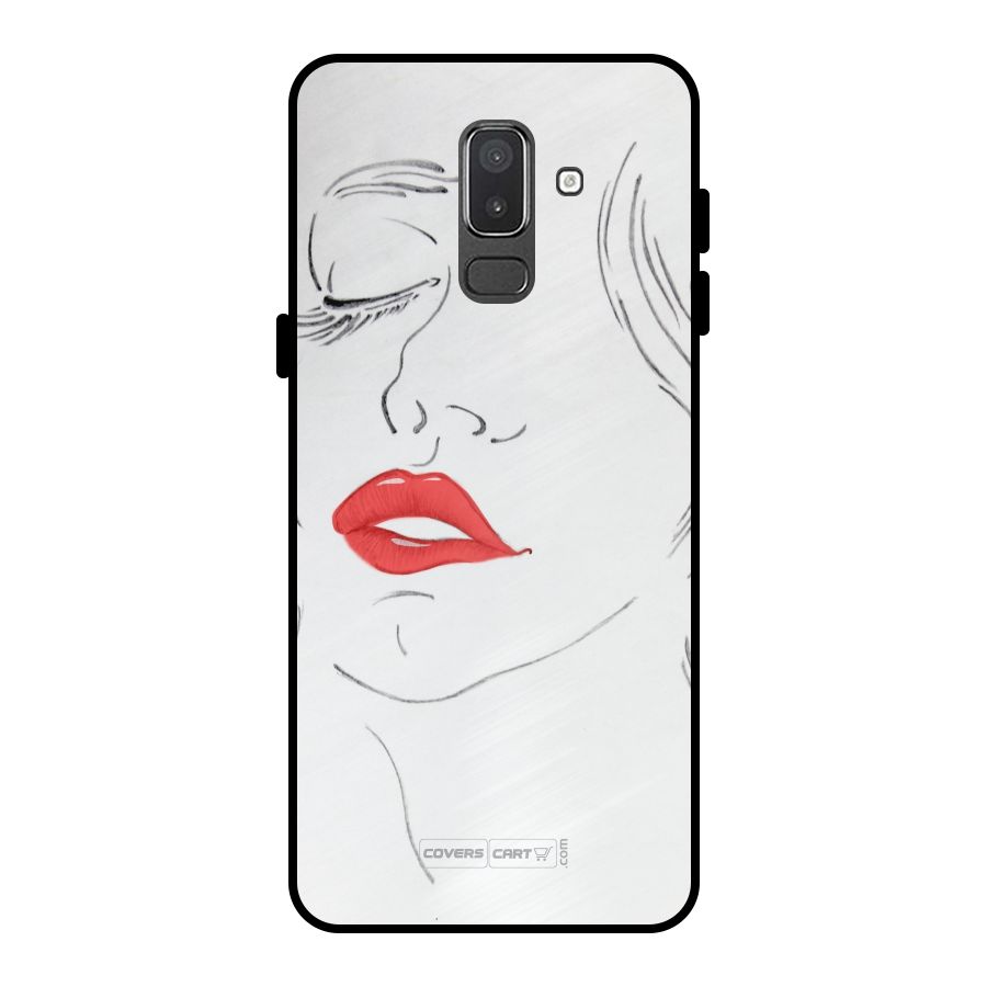 Classy Girl Metal Back Case for Galaxy On8 (2018)