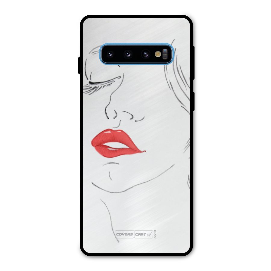 Classy Girl Metal Back Case for Galaxy S10