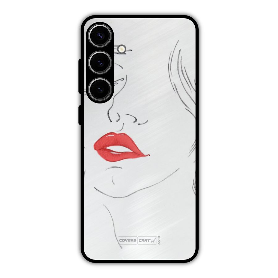 Classy Girl Metal Back Case for Galaxy S24 Plus