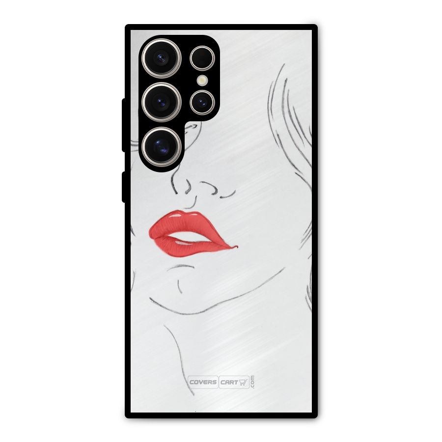 Classy Girl Metal Back Case for Galaxy S24 Ultra