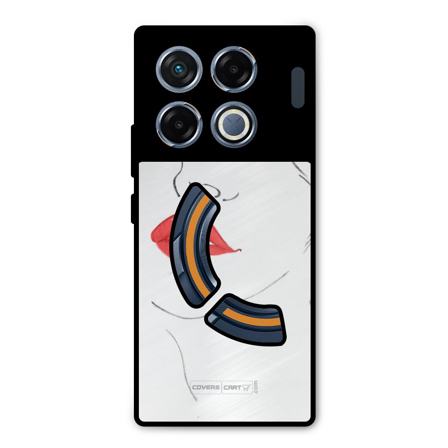 Classy Girl Metal Back Case for Infinix GT 20 Pro