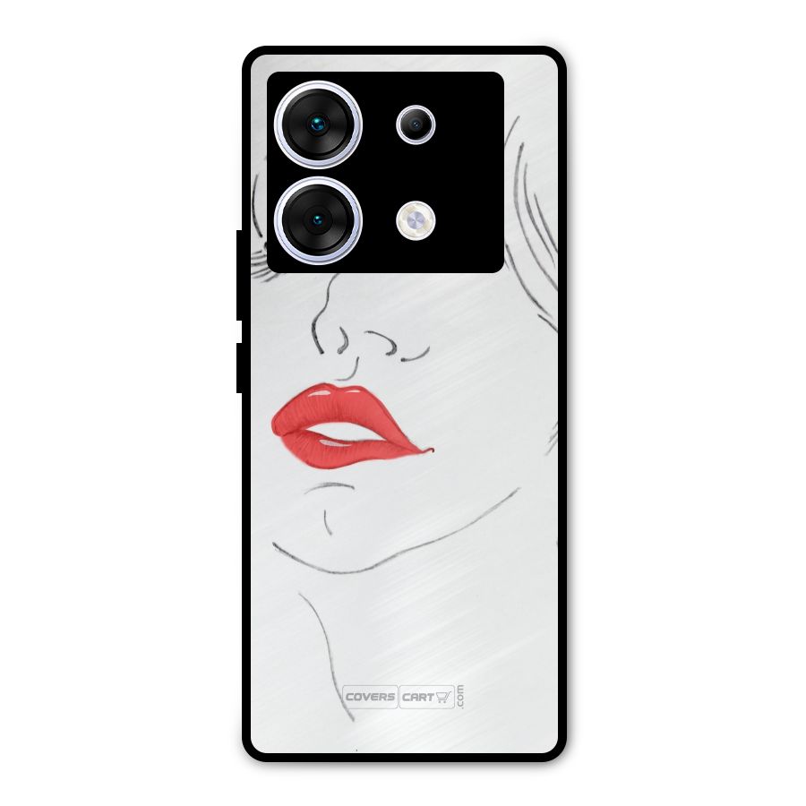 Classy Girl Metal Back Case for Infinix Zero 30 5G