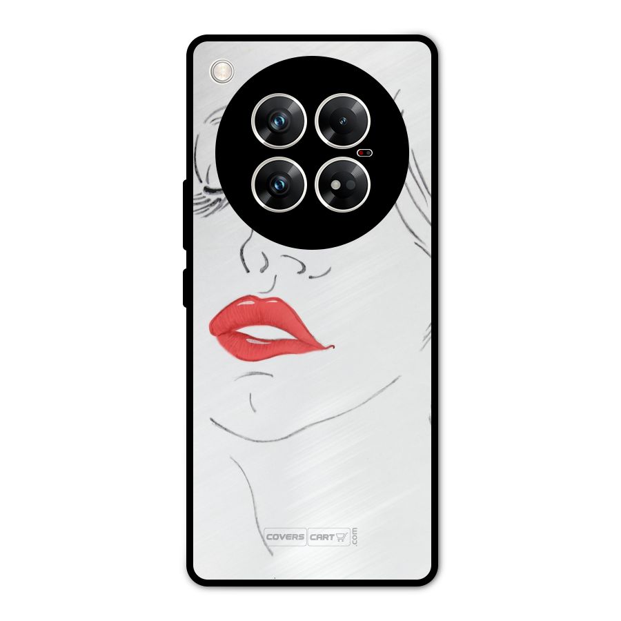 Classy Girl Metal Back Case for Infinix Zero 40 5G
