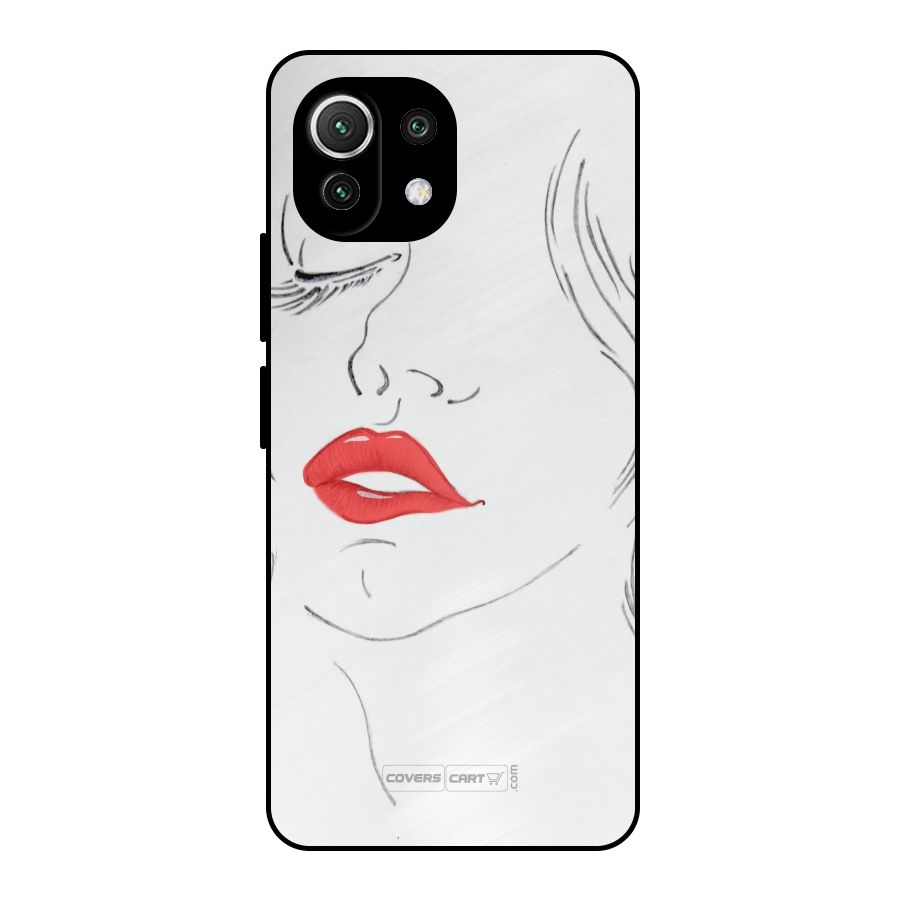 Classy Girl Metal Back Case for Mi 11 Lite