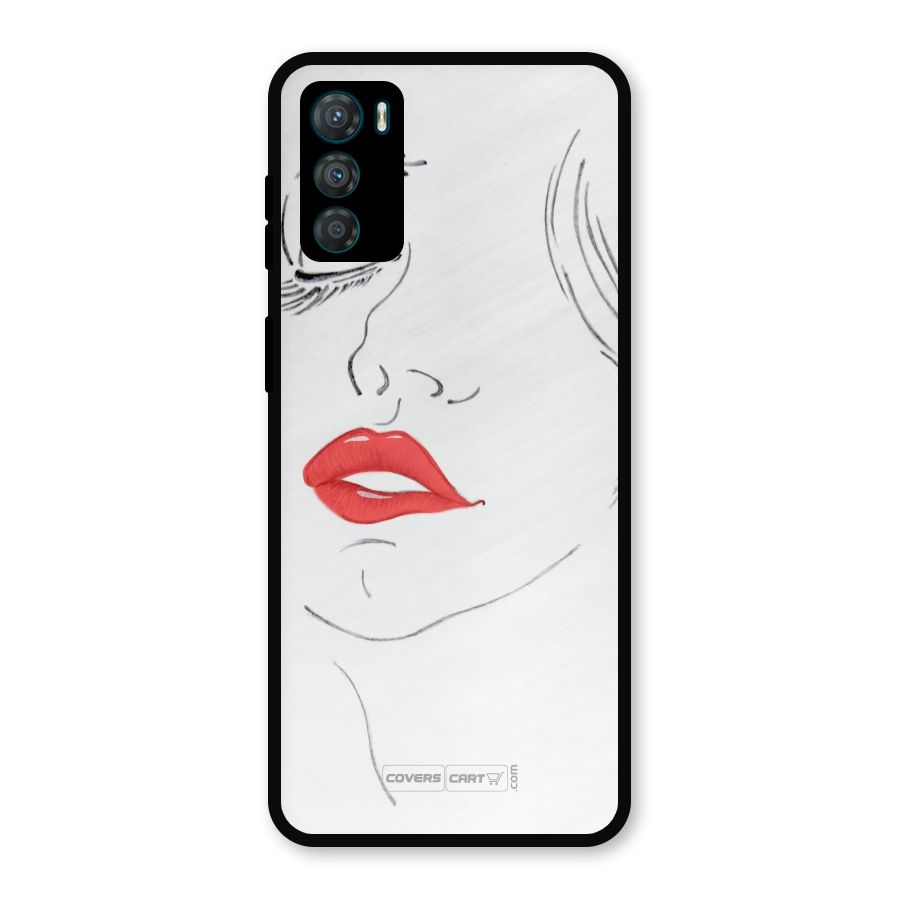 Classy Girl Metal Back Case for Moto G42