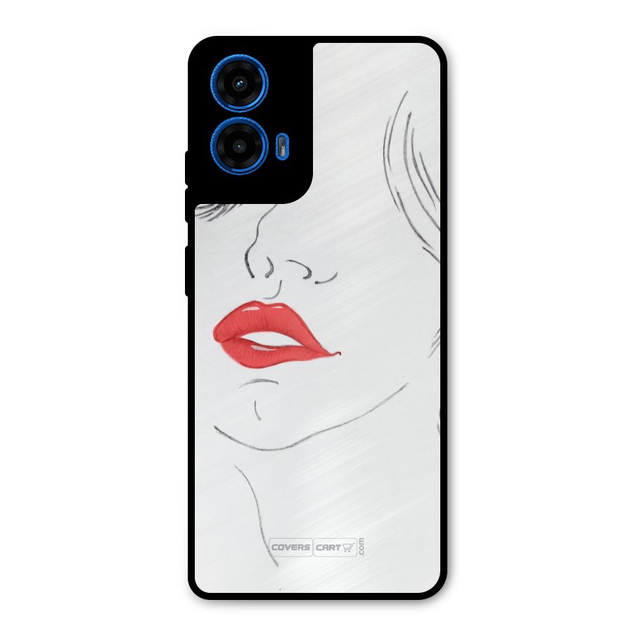 Classy Girl Metal Back Case for Moto G45
