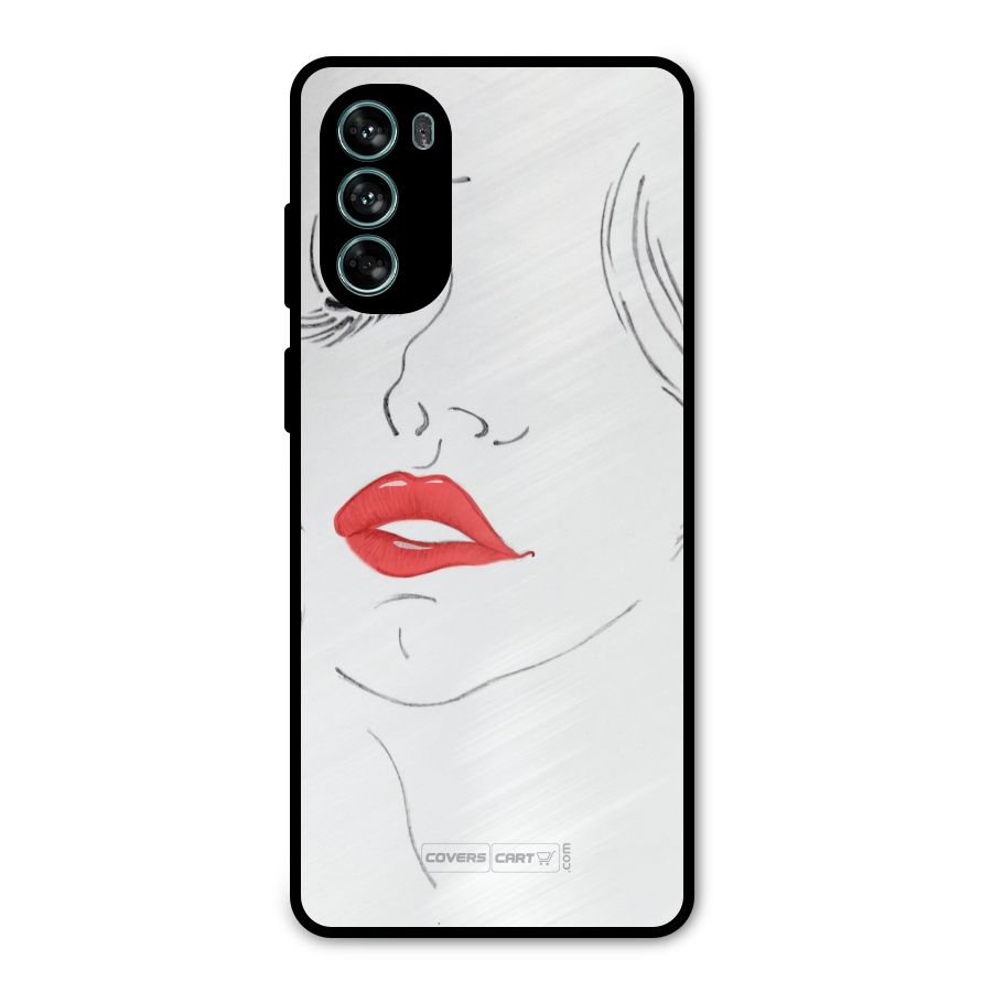 Classy Girl Metal Back Case for Moto G62